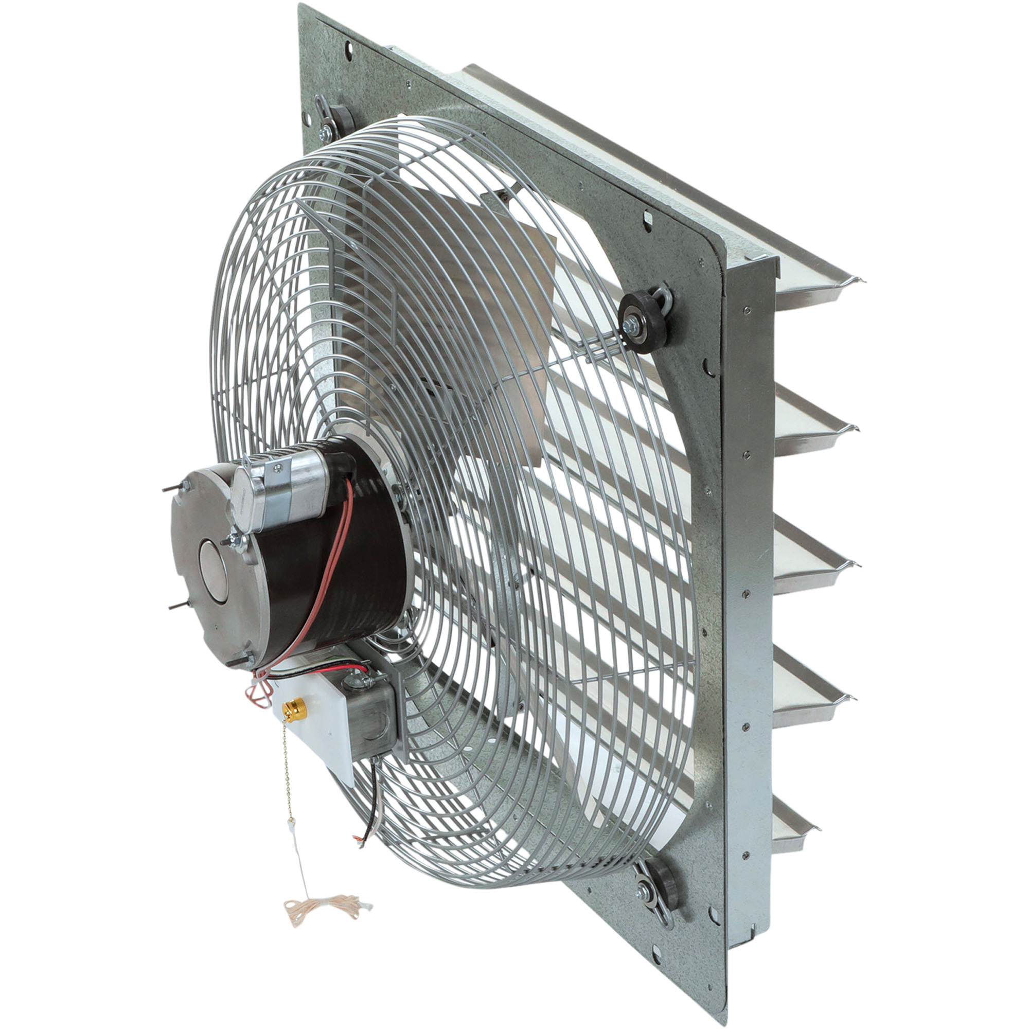 TPI Shutter-Mounted Direct Drive Exhaust Fan - 20in. Diameter, 2925 CFM, 1/4 HP, 2 Speeds, Model# CE-20-DS